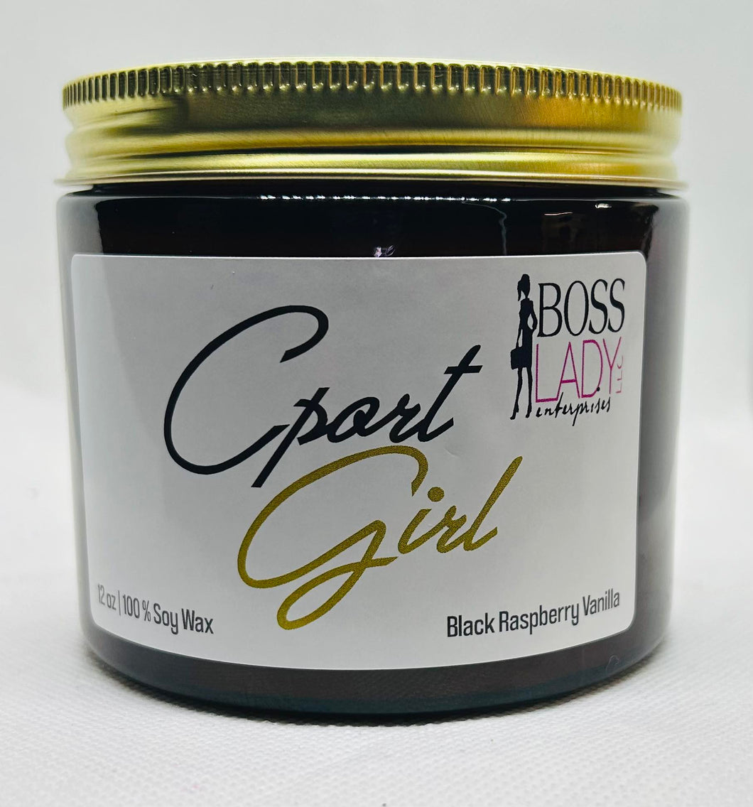 CPort Girl! Black Rasberry Vanilla Scented Candle